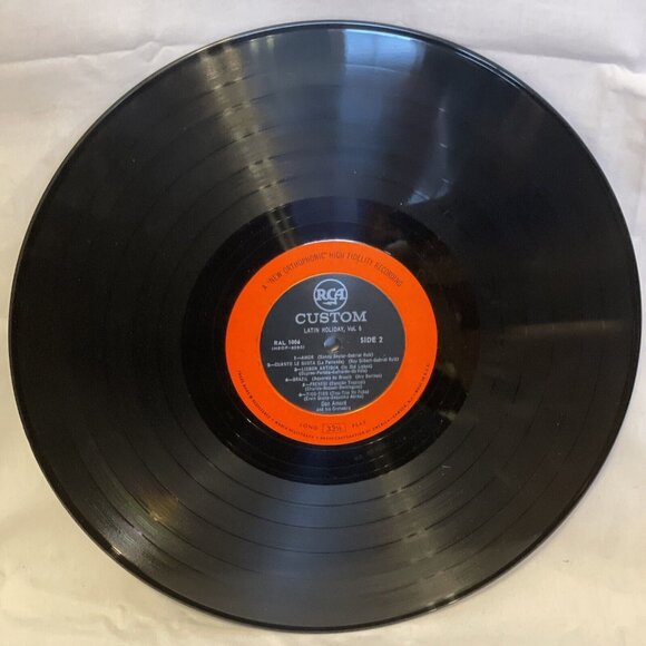 Latin Holiday Vol. 6 For Hi-Fi Living (Vinyl, 1957) RCA Custom RAL 1006 VG+ LP - Picture 11 of 12